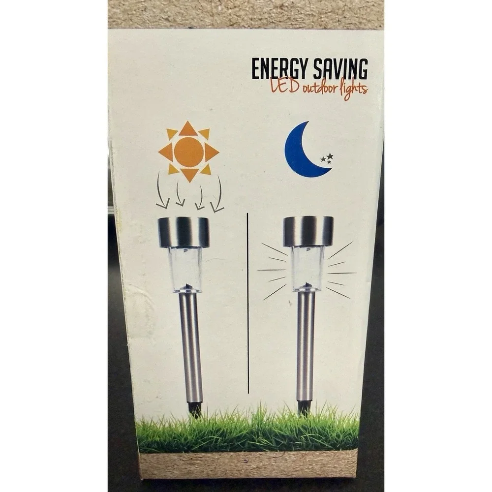 HUTT Solar LED Outdoor Pathway Lights 18 Total 3 Boxes 6-Pack 13